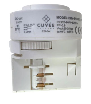 Cuvée Systems Releases Unique Compact Round In-Track LED Driver