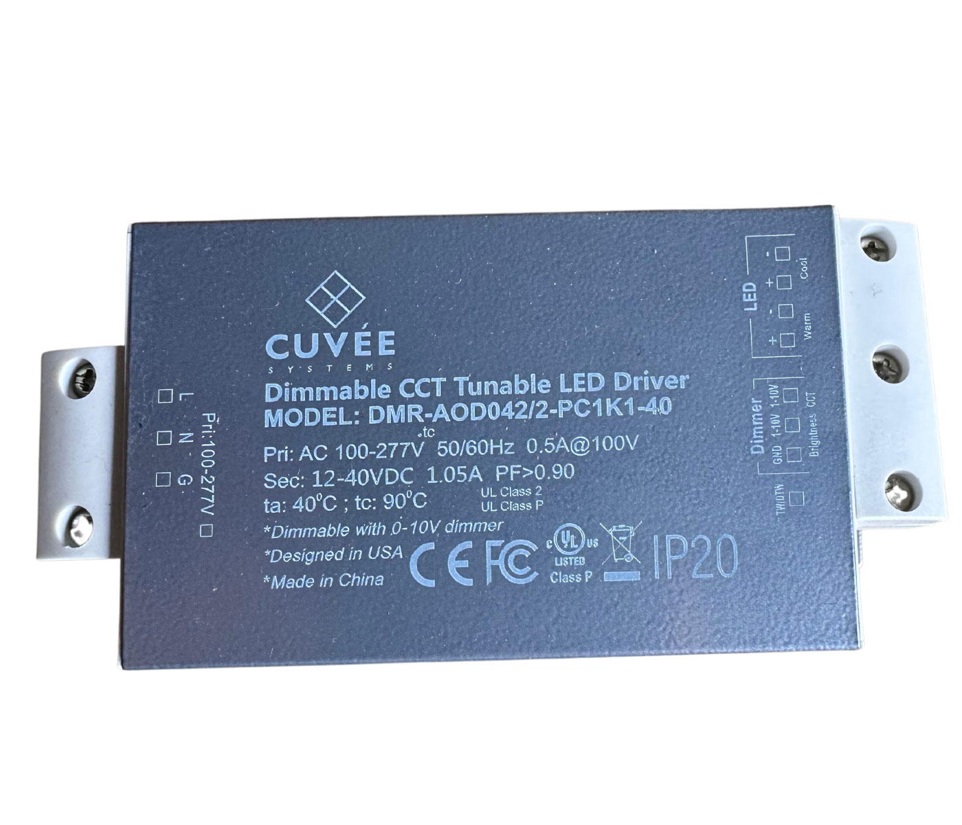Cuvée Systems Releases CCT Tunable Driver (100-277V) 